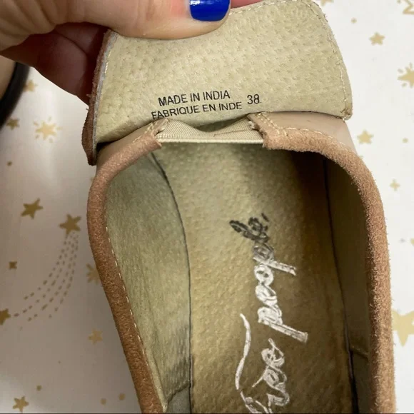 Free People | Brady Blush Pink Leather Suede Loafers Ankle Boots Size 38 - Picture 15 of 15